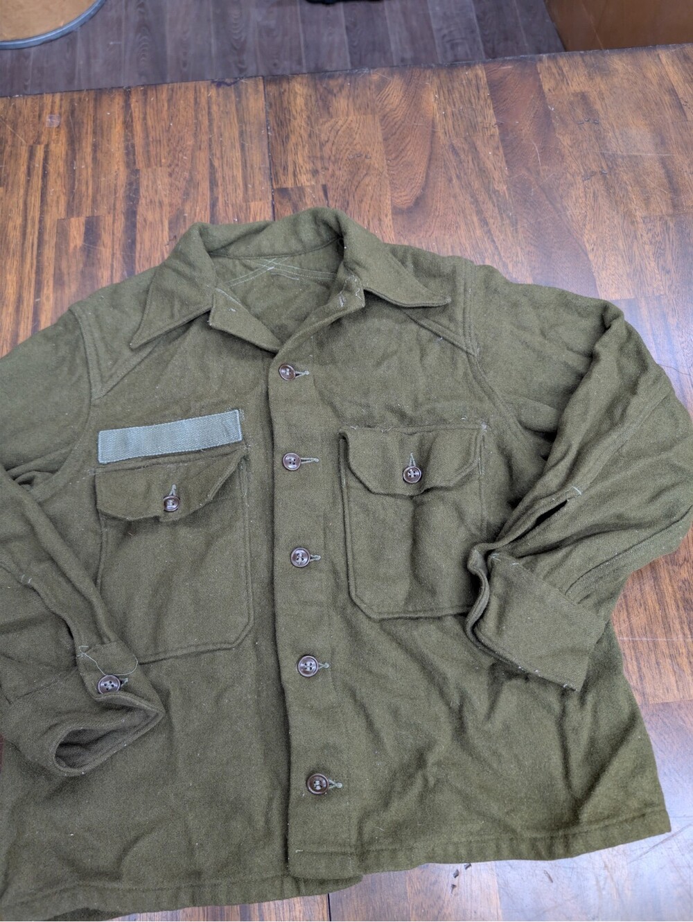 Vintage US Army Wool Field Jacket Korean War Size Medium - Picture 2 of 8